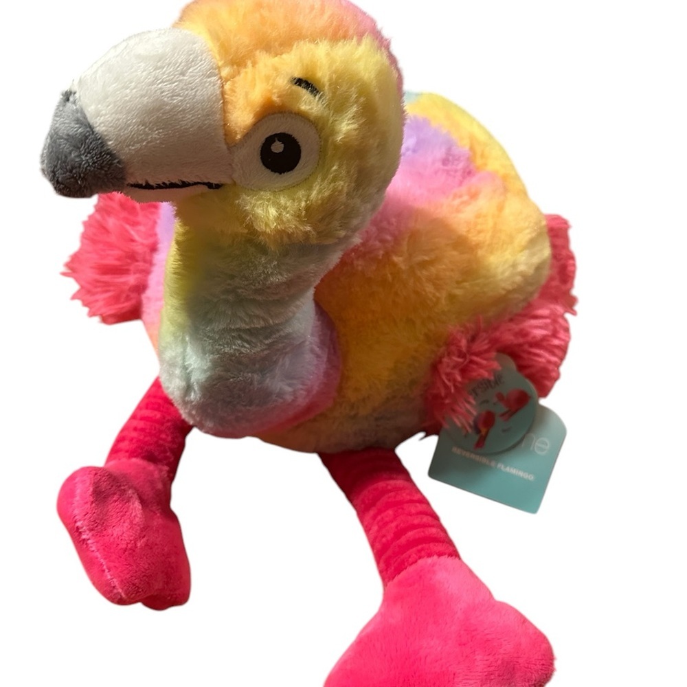 Aurora World Rainbow Flamingo Plush